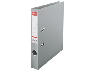 Esselte Nr. 1 Ordner, A4, Rugbreedte 50 mm, Polypropyleen, Grijs artikel afbeelding