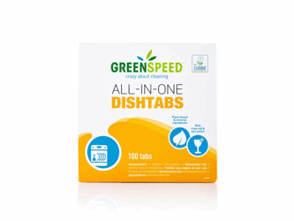 GREENSPEED All-In-One Vaatwastabletten, Eco (doos 100 stuks) artikel afbeelding