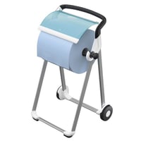Rol poetspapier heterogene kwaliteit 2-laags, wit, velafmeting 235x340 mm, VE = 4 stuks