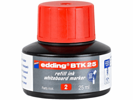Vulling edding BTK25 rood/ds10x25ml