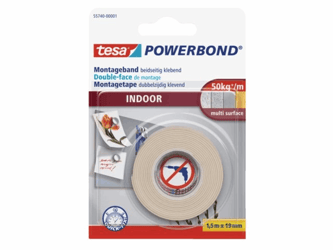 PLAKBAND TESA 55740 19MMX1.5M FOAM 2Z  artikel afbeelding
