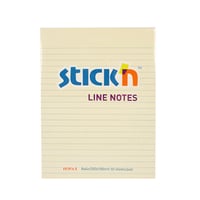 Notitieblok Stick'n 203x152mm lijn gl/12