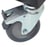 Zwenkwiel rond 100 mm met rem, set 4 stuks 80 kg artikel afbeelding