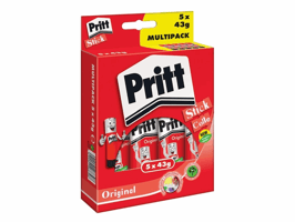 Pritt Lijmstift - Value Pack Original, 5 x 43 gram