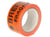 Waarschuwingstape PVC 50mmx66m Breekbaar 37my oranje/zwart