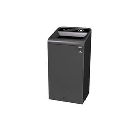 Afvalbak voor kringloopmateriaal Configure™ inhoud 125 l roestvast staal