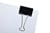 Papierklem MAUL 215 foldback 51mm capaciteit 25mm zwart 6 stuks