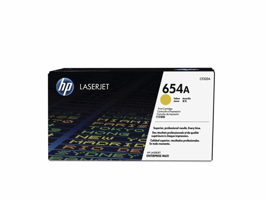 Tonercartridge HP CF332A 654A geel