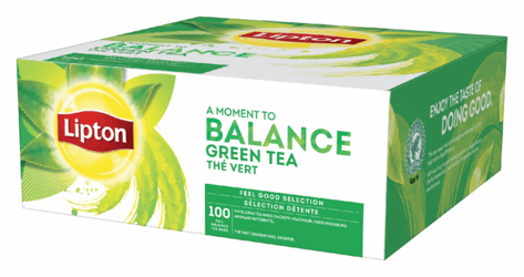 THEE LIPTON BALANCE GROENE THEE 100ST artikel afbeelding