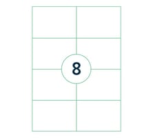 Etiket Qbasic A4 1.000 vel 105x74 mm 8000 labels
