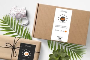 Gepersonaliseerde verzendlabels-etiketten