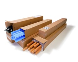Longbox 150x150x1200mm, kleur bruin, B-Golf 3mm