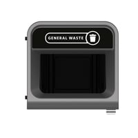 Configure Recyclingstation Rest EN 87 ltr, Rubbermaid