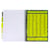 Projectboek Pukka Recycled A4 lijn 5-tabs 4-gaats 200 pagina's 80gr groen