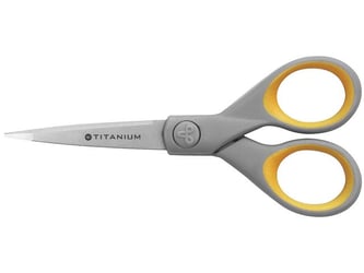 Westcott Super Softgrip Schaar, Titanium, 130 mm, 5 inch, Symmetrisch artikel afbeelding