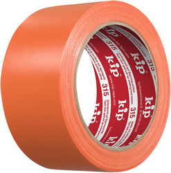 KIP 315 PVC-masking tape 50mm x 33m, glad oranje artikel afbeelding