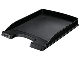 Leitz Plus Slim Brievenbak, Polystyreen, 255 x 37 x 357 mm, Zwart