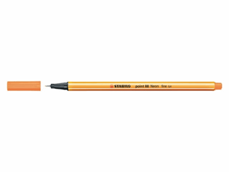 FINELINER STABILO POINT 88/054 NEON ORANJE artikel afbeelding