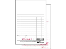 Sigel Expres Kas- en kwitantieformulieren Kassablok, 150 x 100 mm, 2x50 vel (krimp 10 stuks)
