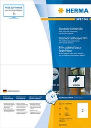 Etiket HERMA 9541 210x148mm weerbestendig wit 80 stuks