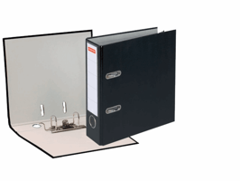 Staples Kunststof ordner Rugbreedte 80 mm, zwart