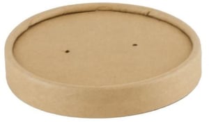 Kraft/PLA deksel voor soepbeker 240ml/360ml