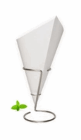puntzakken k19 open zijde 19 cm verpakt per 5 kilo model blanco wit