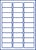AVERY Afneembare etiketten 63,5 x 29,6 mm, L4737 (verpakking 675 stuks)