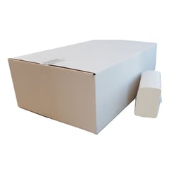 Handdoekpapier multifold, recycled wit - 2 laags