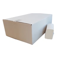 Handdoekpapier multifold, recycled wit - 2 laags