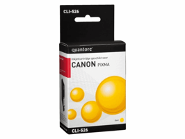 Inktcartridge Quantore alternatief tbv Canon CLI-526 geel