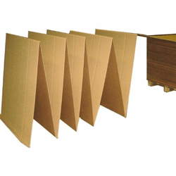 Eindloos karton 290x290mm geplooid, bruin, BC-Golf 7mm [Pallet] artikel afbeelding
