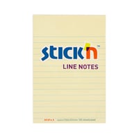 Notitieblok Stick'n 102x152mm lijn gl/p6