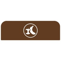 Informatiebord Configure™ voor bakken van 87 liter (Diepte: 489 mm; Kleur: Bruin; Uitvoering: voedselafval)