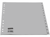 Staples Tabbladen grijs kunststof 11 rings, A4, bedrukte tabs, 1-12 (set 12 vel) artikel afbeelding