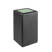 Circulaire Afvalbak BrickBin met klepdeksel 65 ltr