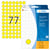 Etiket HERMA 2231 rond 13mm geel 2464stuks
