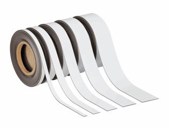 MAGNEET ETIKETBAND MAUL 10MX40MMX1MM WISBAAR WIT artikel afbeelding
