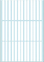 Etiket HERMA 2530 6x50mm wit 1248 stuks
