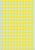 Etiket HERMA 2211 rond 8mm geel 5632stuks