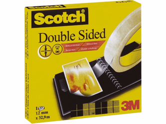 Plakband dubbelzijdig Scotch 12mmx33m artikel afbeelding