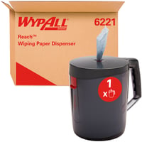 Poetsroldispenser KC 6221 WypAll reach centerfeed zwart