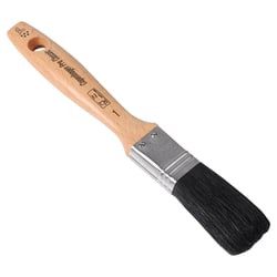 Copenhagen Pro CLASSIC Platte kwast, maat 1, Zwart Chinees varkenshaar, FSC houten steel