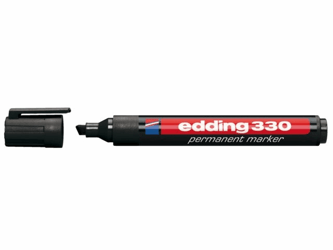 VILTSTIFT EDDING 330 SCHUIN 1-5MM ZWART artikel afbeelding
