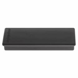 Rechthoekige magneet, b x l x h = 19x54x8 mm, VE = 60 stuks, zwart artikel afbeelding