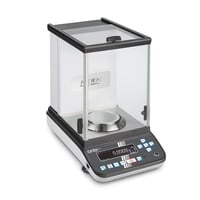 Analyseweegschaal weegschaal met dubbel bereik, ijkbaar weegbereik (Capaciteit: 0,22 kg)