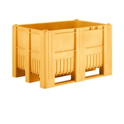Palletbox inhoud 470 l geel
