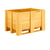 Palletbox inhoud 470 l geel