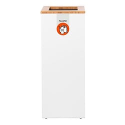 Verzamelaar voor kringloopmateriaal Lune Paxa 34 l wit/oranje