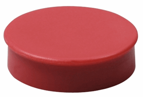 Magneet Nobo 38mm 800gr rood 4 stuks